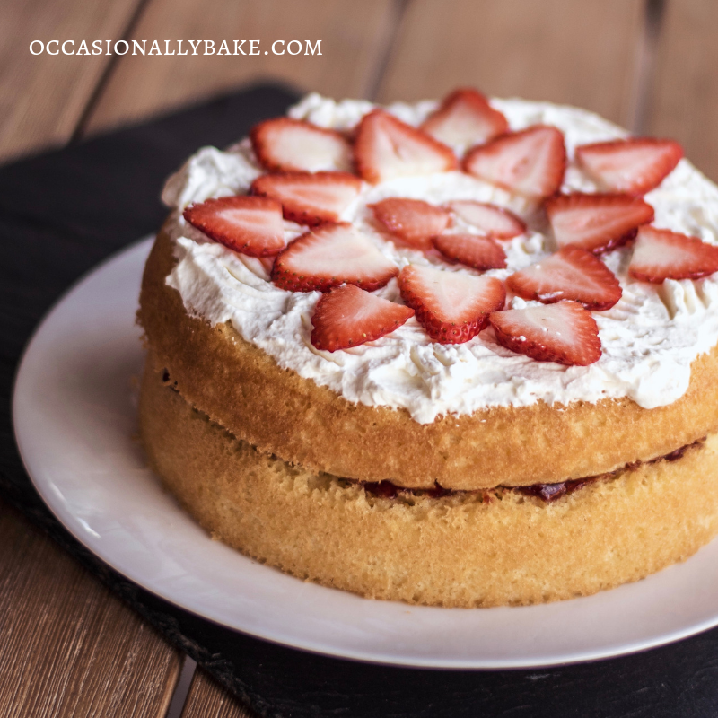Classic Victoria Sponge Cake Occasionally Bake